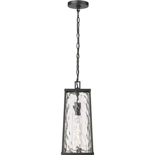 Dutton 1 Light 7.5 inch Powder Coated Black Outdoor Hanging Lantern